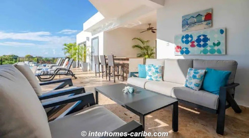 photos for S O L D   SOSUA: SEA VIEW 3 BEDROOM VILLA, RENOVATED AND IN FIRST CLASS RESIDENCE