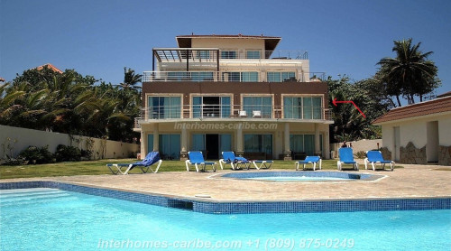 photos for SOLD - CABARETE: EXCLUSIVE 2-BEDROOM APARTMENT DIRECTLY ON THE BEACH