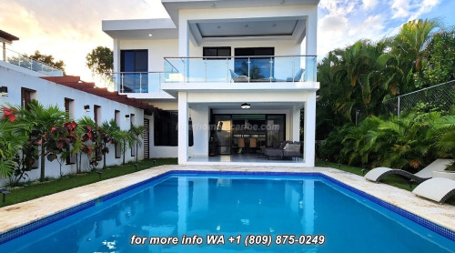 photos for SOSUA / CABARETE: MODERN SPECTACULAR 3-BEDROOM VILLA WITH 2-FLOORS