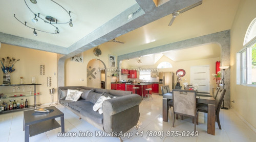 photos for SOSUA: FIRST CLASS VILLA WITH 300 M², 1X MAIN HOUSE plus 1X STUDIO, MODERN TOP FURNITURE, SOLAR PANELS, NO HOA