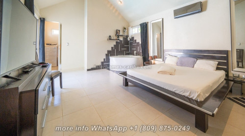 photos for SOSUA: FIRST CLASS VILLA WITH 300 M², 1X MAIN HOUSE plus 1X STUDIO, MODERN TOP FURNITURE, SOLAR PANELS, NO HOA