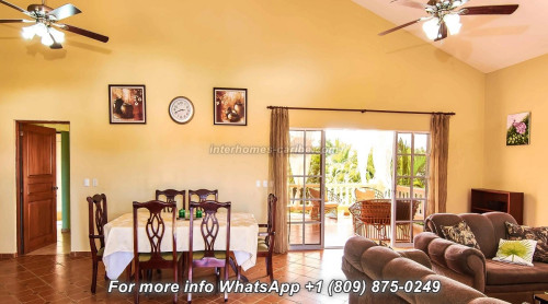 photos for SOSUA: 2-STOREY VILLA - 3-BEDROOM APARTMENT AND 1-BEDROOM GUEST APARTMENT, OCEAN VIEW