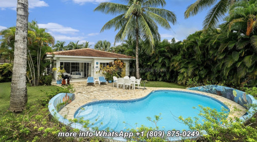 thumbnail for SOSUA: COMFORTABLY FURNISHED 2-BEDROOM, 2-BATHROOM VILLA, CLOSE TO THE BEACH