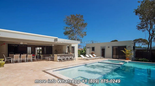 photos for SOSUA: 4-BEDROOM COMFORT VILLA WITH PERFECTLY DESIGNED TERRACES AND POOL AREA