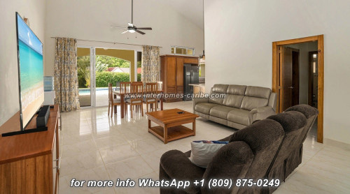 photos for SOSUA: ELEGANT, BARRIER-FREE VILLA WITH 3 BEDROOMS AND 3.5 BATHS, CLOSE TO THE BEACH