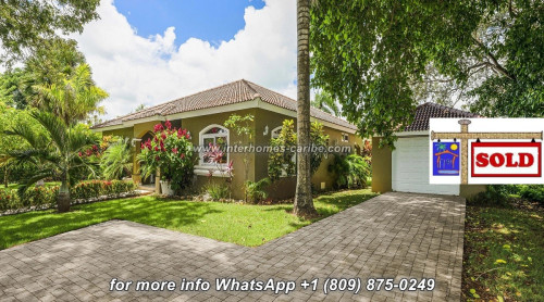 thumbnail for SOSUA: ELEGANT, BARRIER-FREE VILLA WITH 3 BEDROOMS AND 3.5 BATHS, CLOSE TO THE BEACH