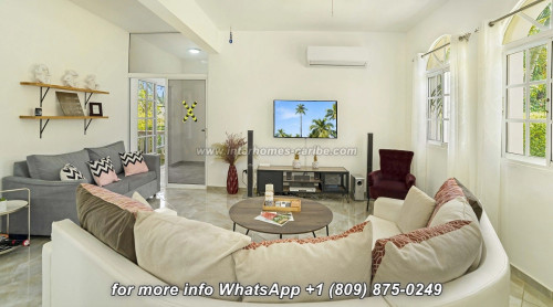 photos for SOSUA: 3-BEDROOM VILLA FOR IMMEDIATE MOVE-IN WITH SPACIOUS LAYOUT ON TWO LEVELS